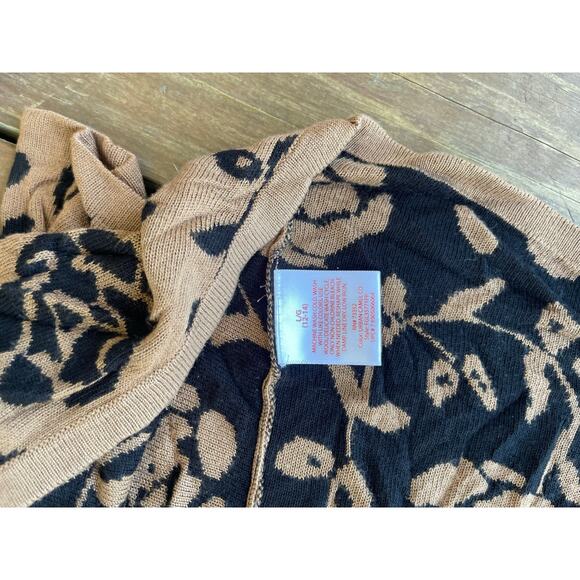 Juniors large Faded Glory reversible sweater cardigan - Picture 3 of 3